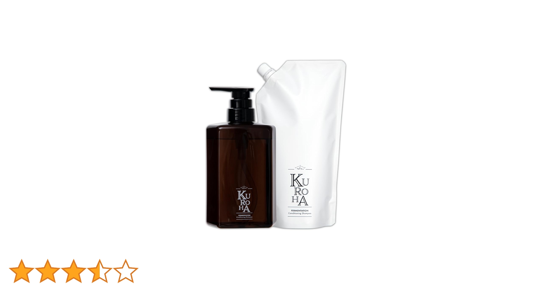 KUROHA発酵黒髪シャンプー　380ml×3 Amazon | 【期間限定15％OFFクーポン付き】KUROHA クロハ 発酵